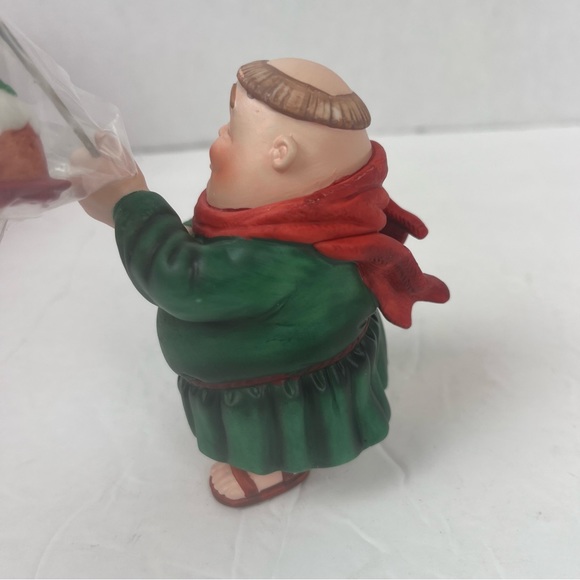 SALE-Dept 56 Merry Makers Percy pudding-a-bringer-Monk,Porcelain figure/Retir… - Picture 6 of 8